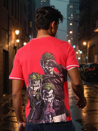 The Indian Garage Co Men Batman Graphic Printed Round Neck Cotton T-shirt