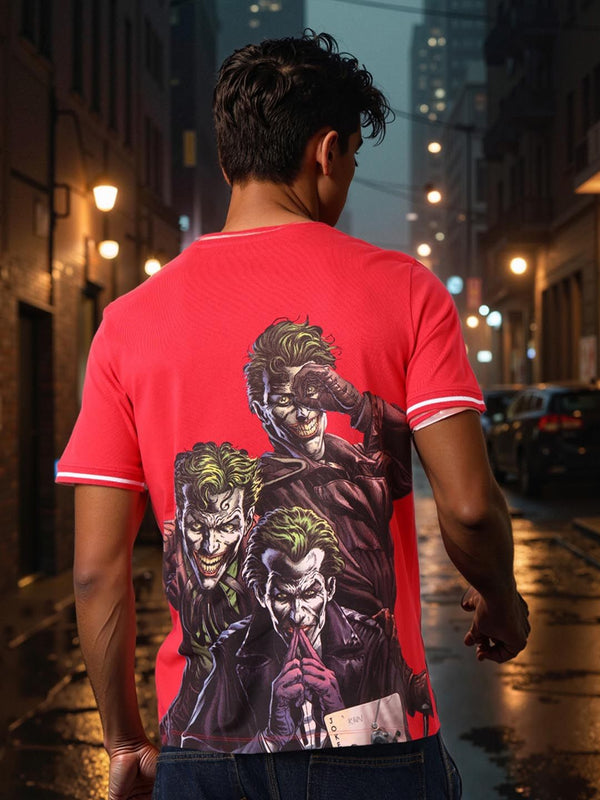 The Indian Garage Co Men Batman Graphic Printed Round Neck Cotton T-shirt