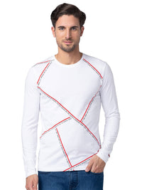 Being Human Geometric Printed Round Neck Pure Cotton Regular T-shirt