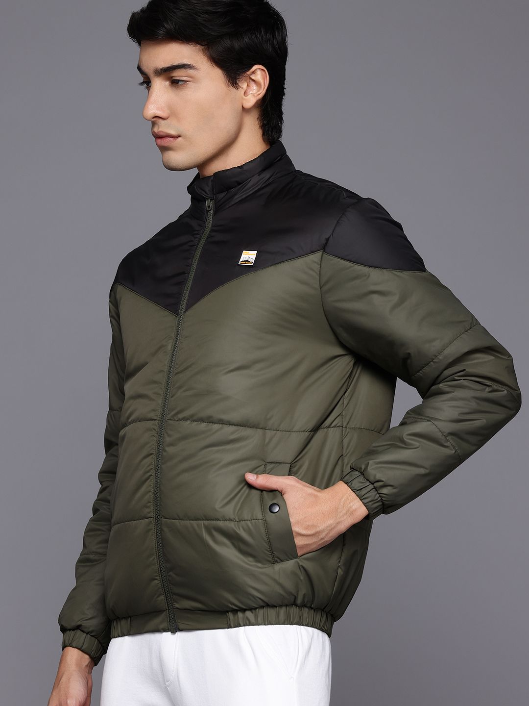 HRX by Hrithik Roshan Men Colorblocked Padded Jacket