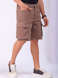 The Indian Garage Co Men Relaxed Fit Cargo Shorts