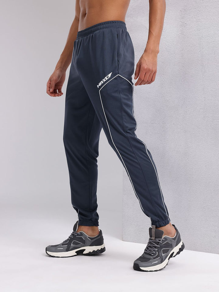 HRX by Hrithik Roshan Men Contrast Piping Rapid-Dry Training Joggers