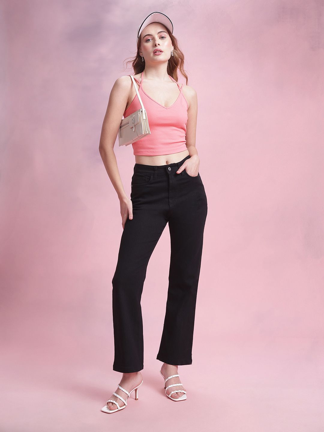 DressBerry Women Mid-Rise Straight Fit Stretchable Jeans