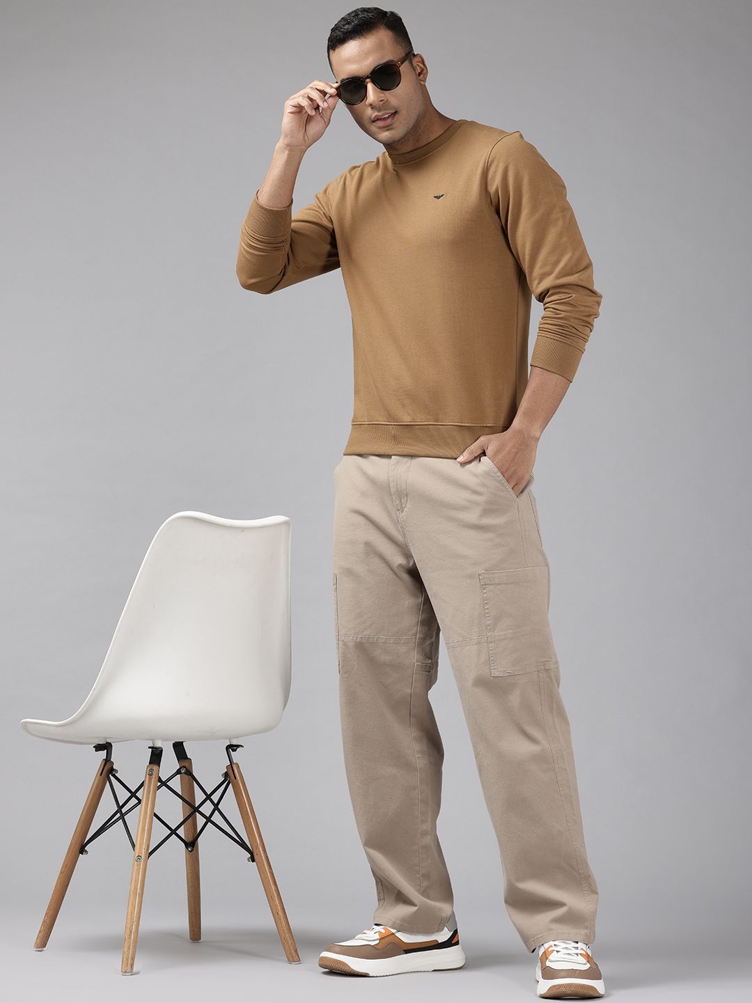 Park Avenue Sweatshirt with Brand Logo Detail