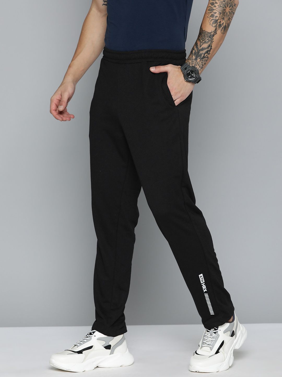 HRX by Hrithik Roshan Men Solid Track Pants