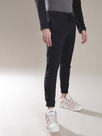 The Indian Garage Co Men Black Solid Slim Fit Jogger