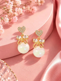 VOGUE PANASH Heart Shaped Drop Earrings
