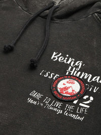 Being Human Hooded Printed Sweatshirt