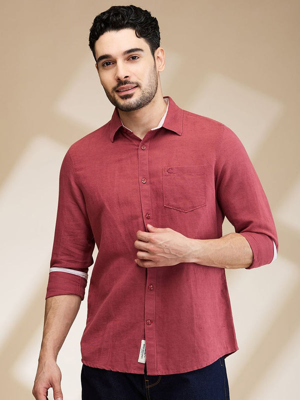 Being Human Men Slim Fit Opaque Casual Shirt