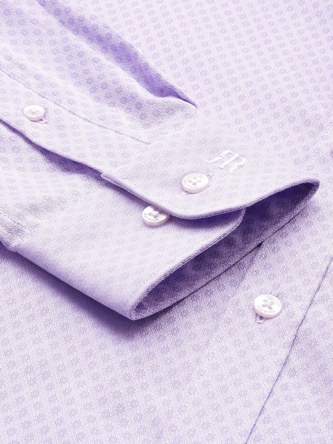 Raymond Slim Fit Textured Pure Cotton Formal Shirt
