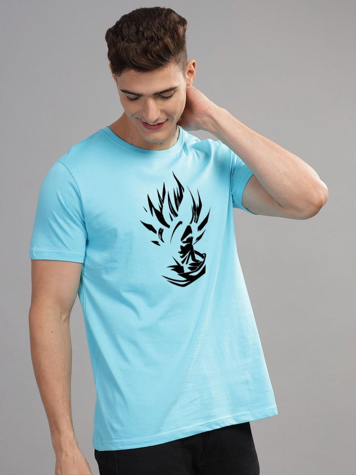 ADRO Men Typography Printed Raw Edge T-shirt