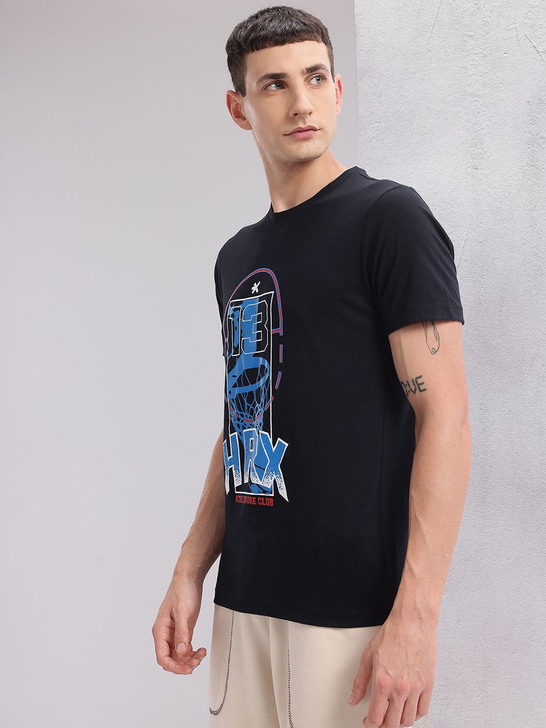 HRX by Hrithik Roshan Printed Lifestyle T-shirt