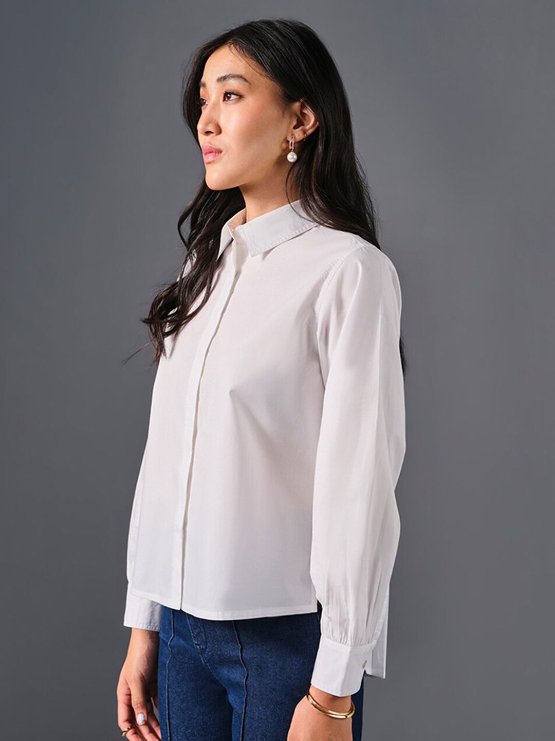 AND Cotton Shirt Style Top