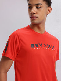 HRX by Hrithik Roshan Rapid-Dry Typography Print T-shirt
