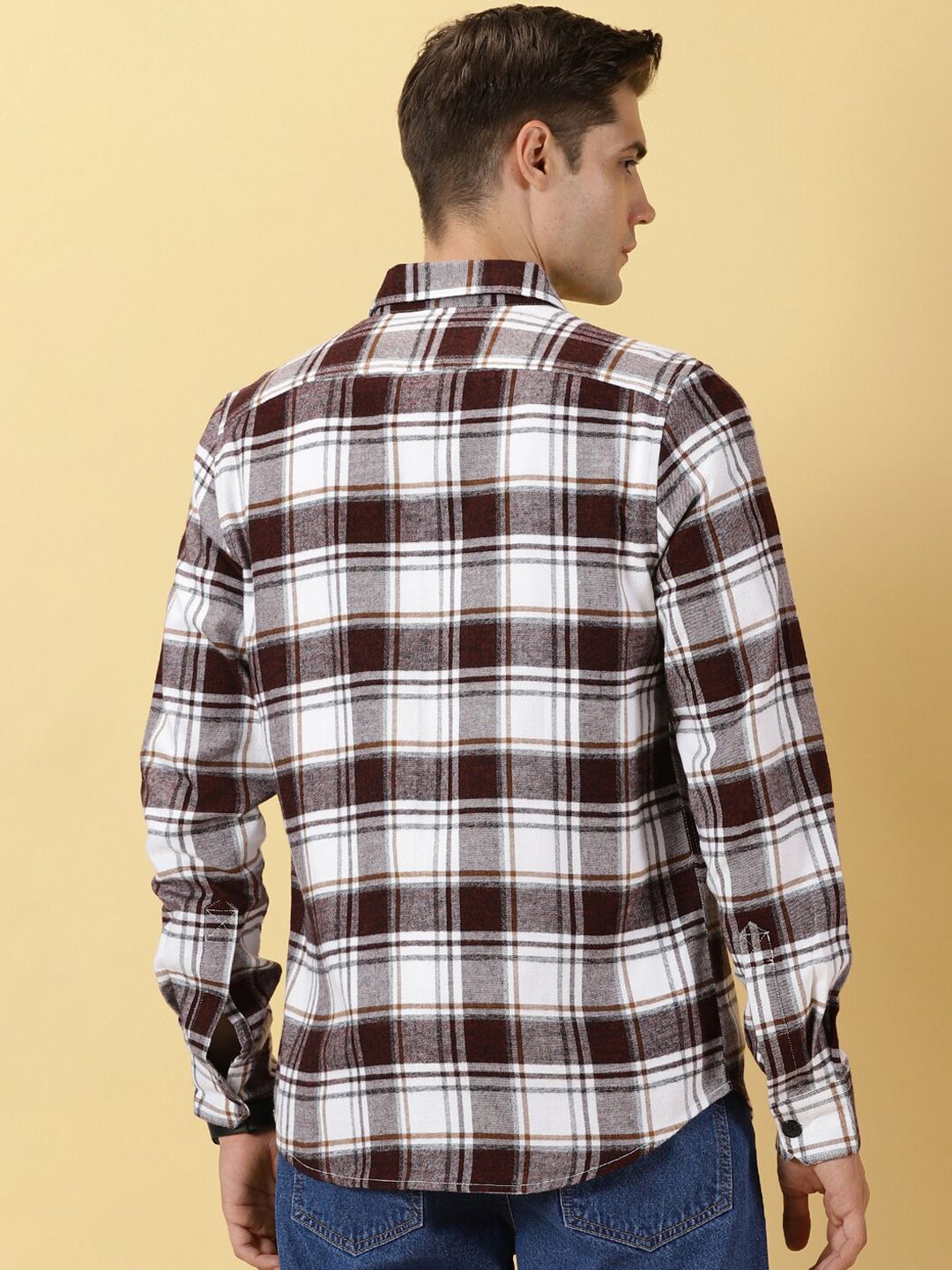 Thomas Scott Standard Slim Fit Tartan Checked Casual Shirt