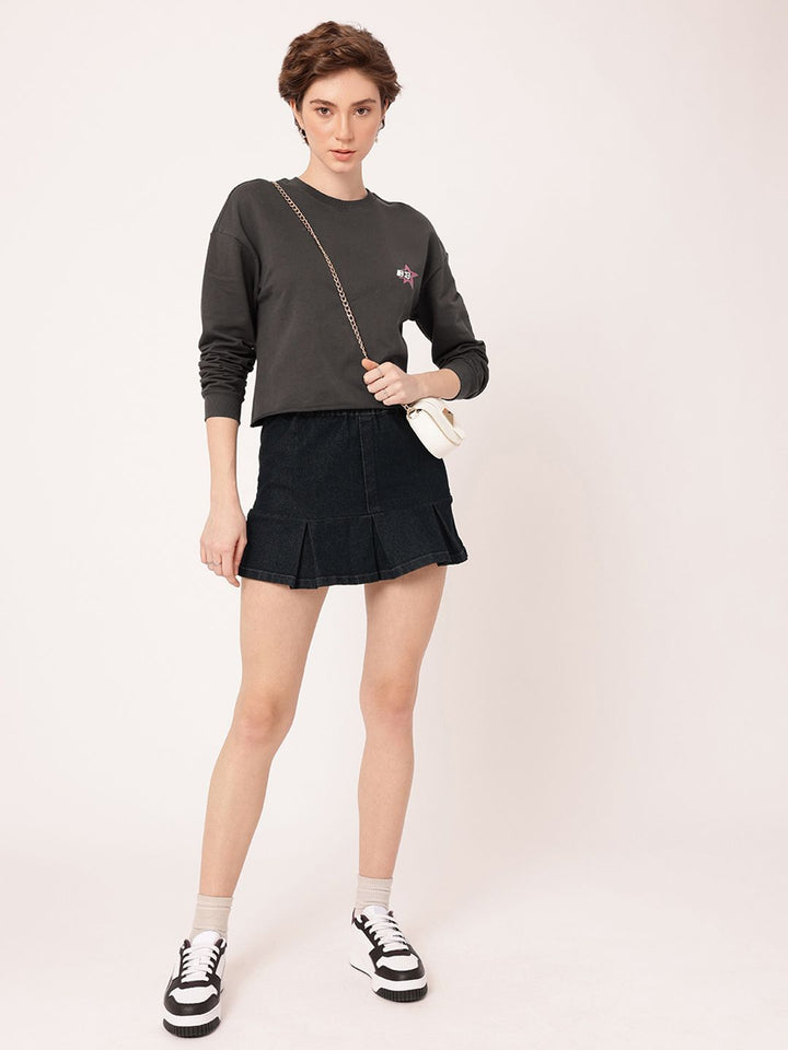 DressBerry Street Chic Cotton Terry Relaxed Fit Sweatshirt