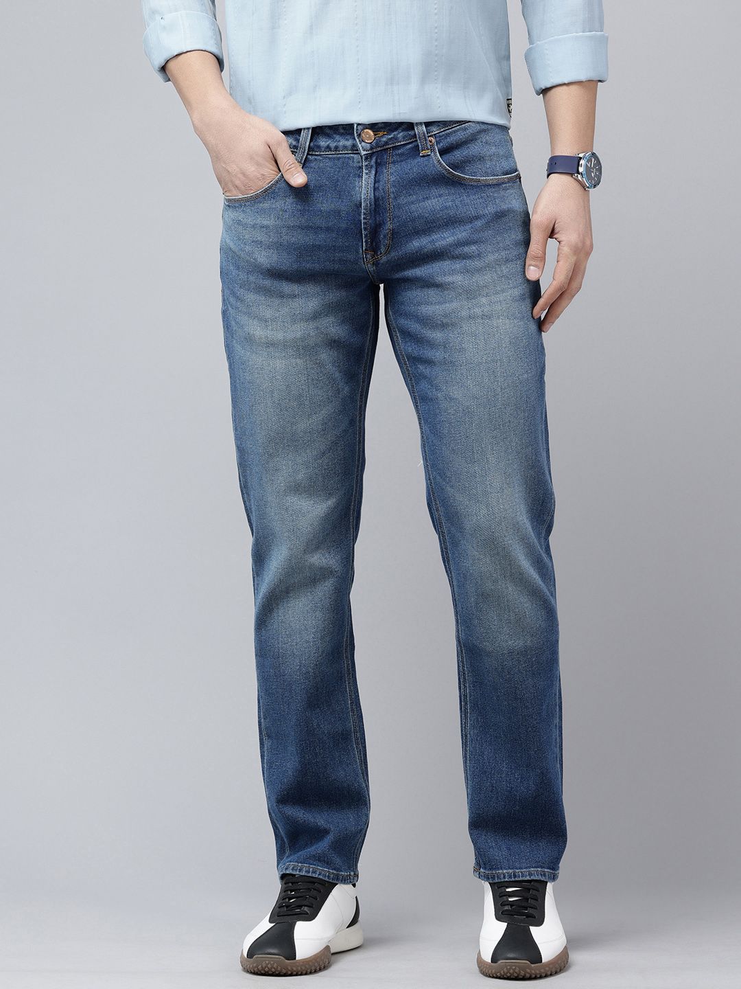 SPYKAR Men Light Fade Stretchable Jeans