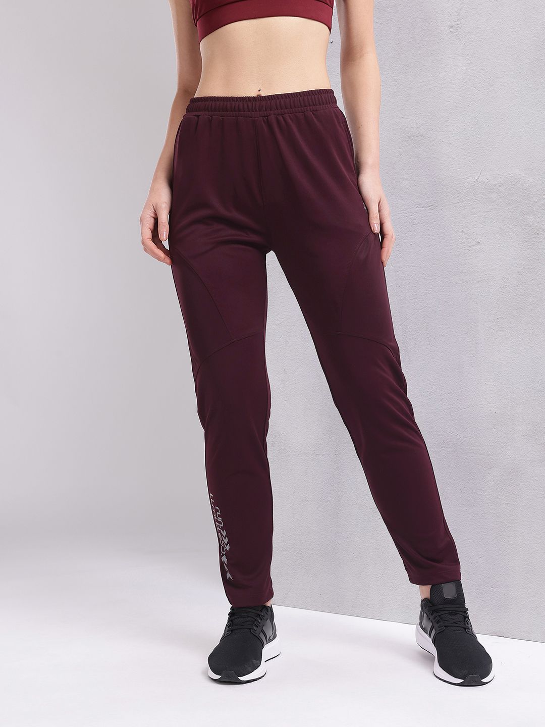 HRX by Hrithik Roshan Women Regular Fit Reflective Rapid Dry Sports Track Pants