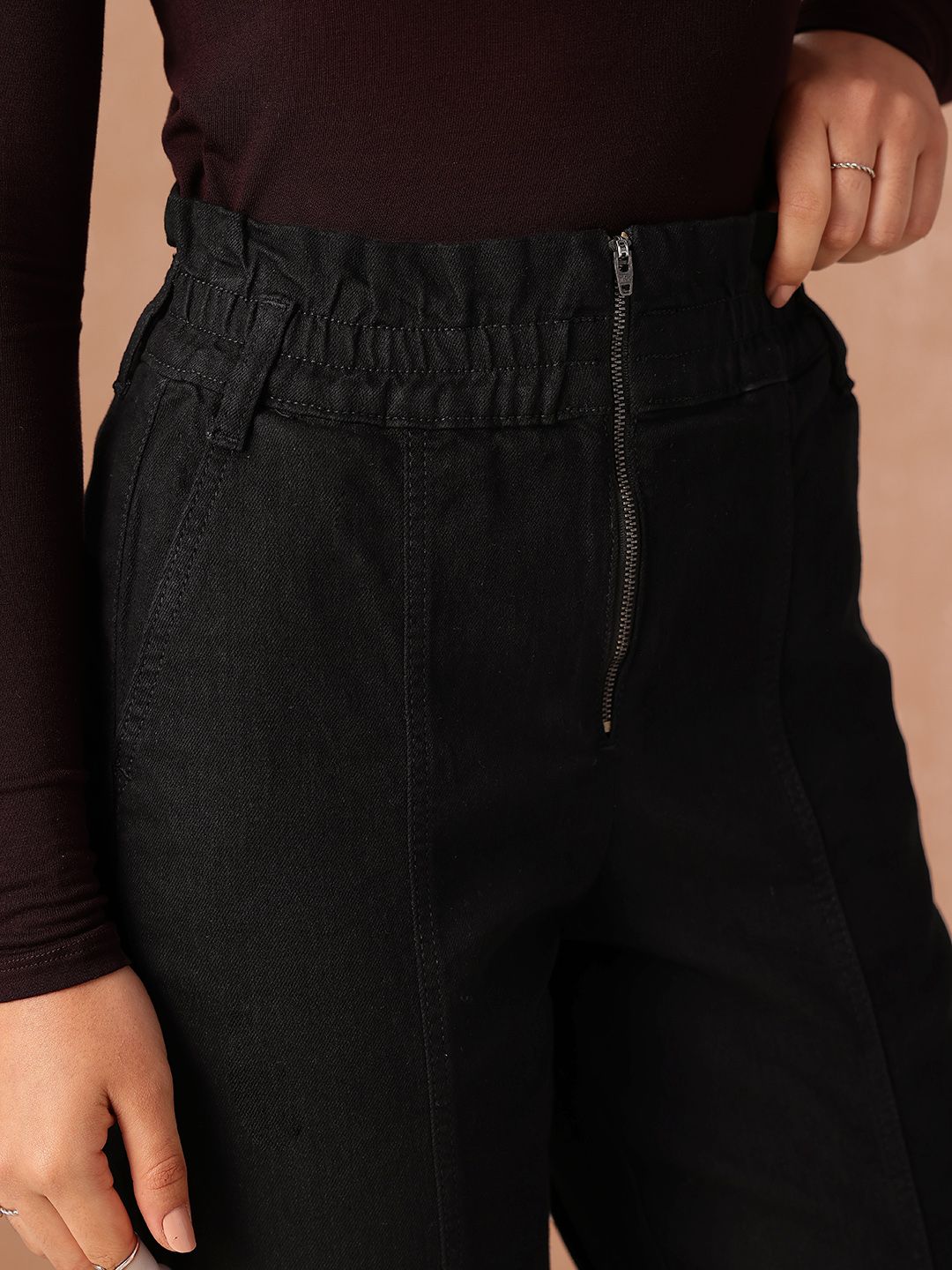all about you Women Mom Fit High-Rise Stretchable Jeans