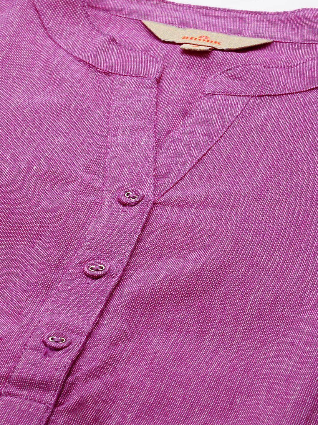 Anouk Women Pure Cotton Straight Kurta