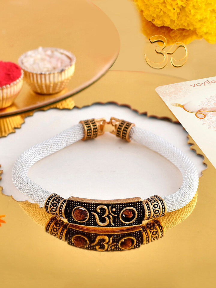 Voylla Men Tribal Motif Bracelet Style Rakhi