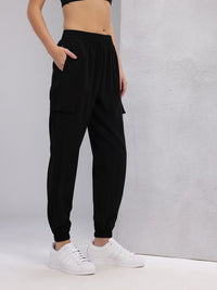 HRX by Hrithik Roshan Women Rapid-Dry Training Cargo Joggers