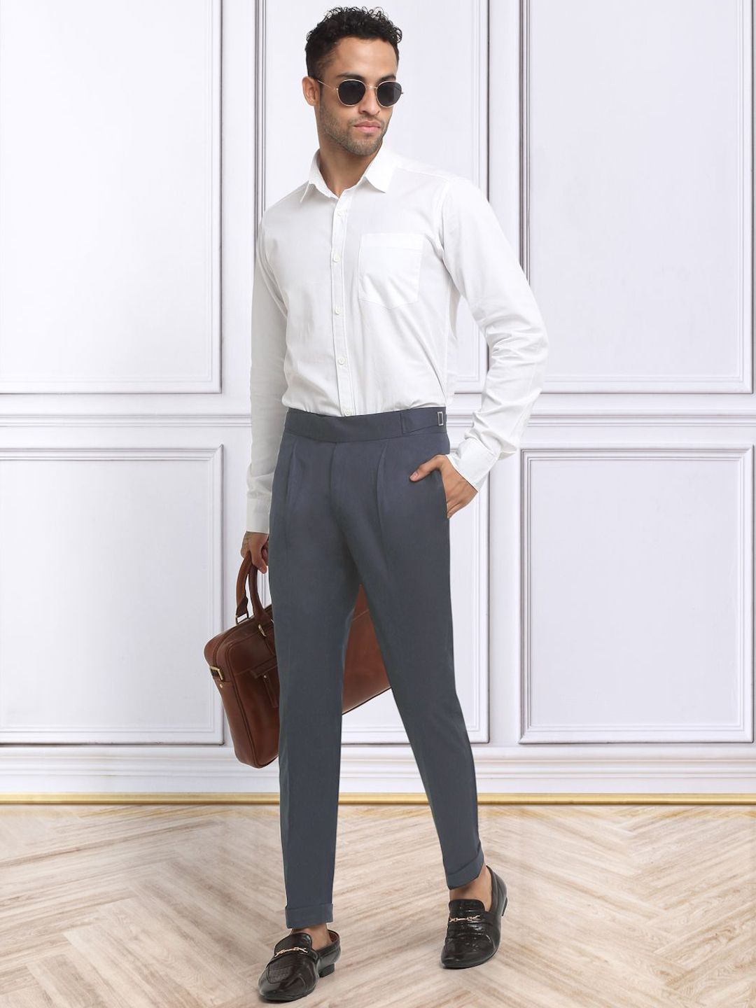 KLOTTHE Men Italian Gurkha Pants