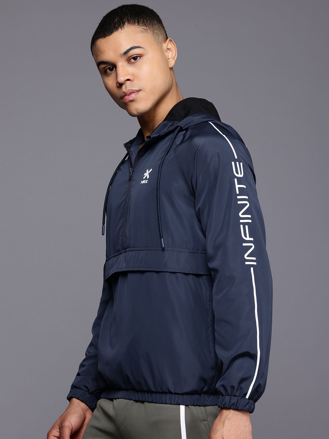 HRX by Hrithik Roshan Hooded Bomber Lifestyle Jacket