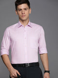 Raymond Pure Cotton Slim Fit Opaque Checked Formal Shirt