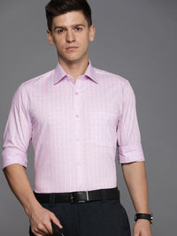 Raymond Pure Cotton Slim Fit Opaque Checked Formal Shirt