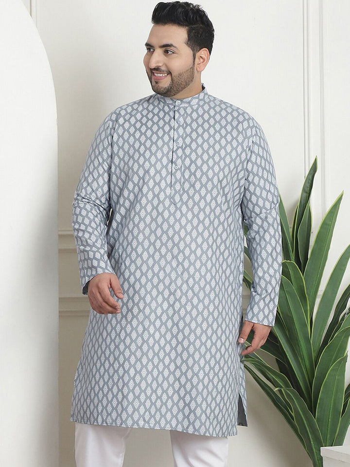 SOJANYA PLUS Geometric Printed Kurta