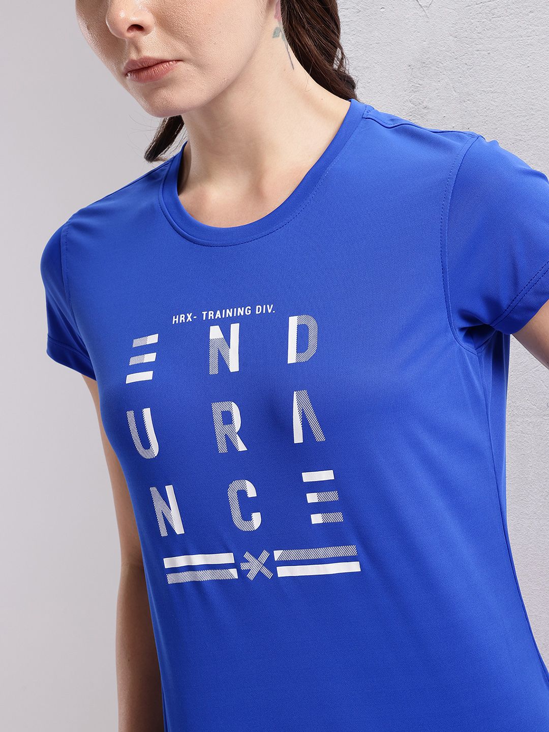 HRX by Hrithik Roshan Typography Printed Training T-shirt