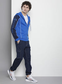 The Indian Garage Co Men Applique Detail Hooded Sweatshirt