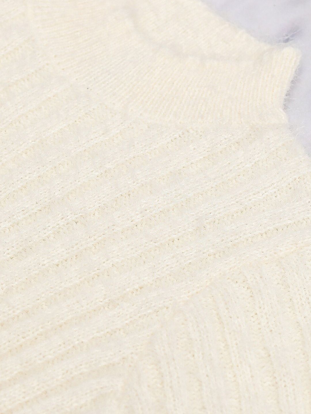 Tokyo Talkies Ribbed Acrylic Pullover