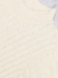 Tokyo Talkies Ribbed Acrylic Pullover