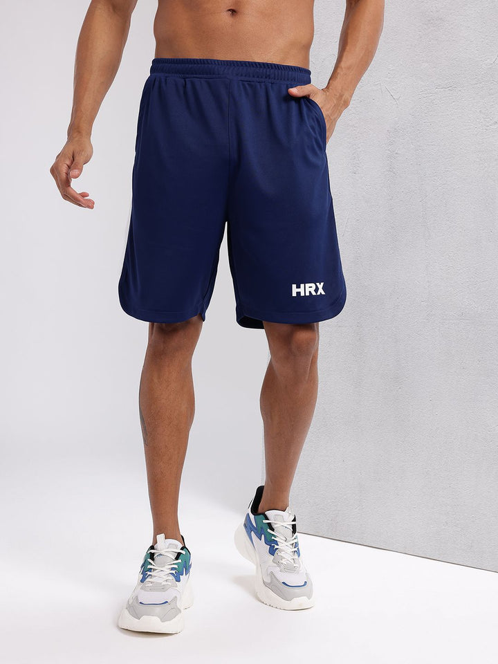 HRX by Hrithik Roshan Men Side-Striped Rapid-Dry Training  Shorts