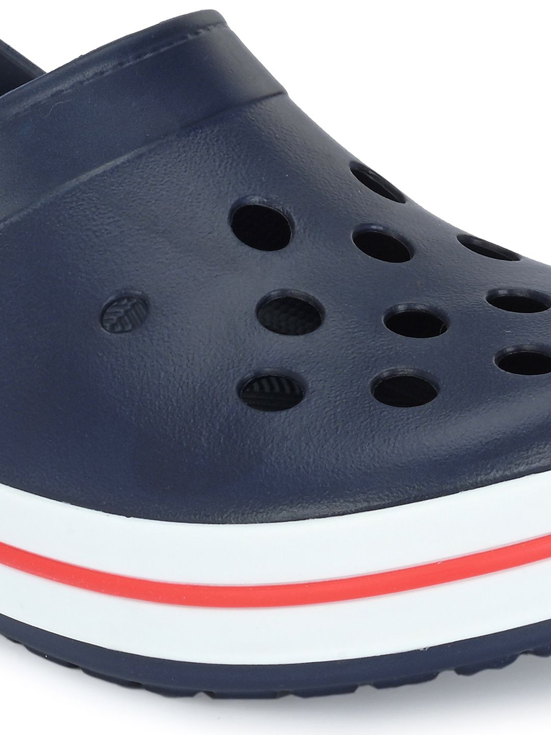 HRX by Hrithik Roshan Men Navy Blue & Red Rubber Clogs