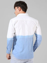 Campus Sutra Classic Fit Colourblocked Cotton Casual Shirt