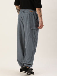 Bene Kleed Parachute Fit Pure Cotton Cargo Trousers