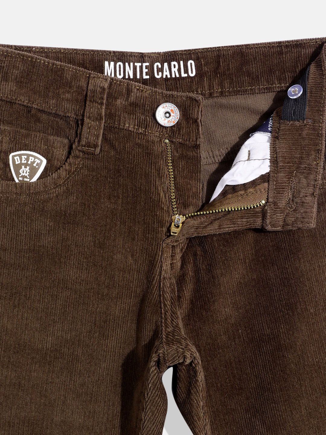 Monte Carlo Boys Slim Fit Corduroy Trousers