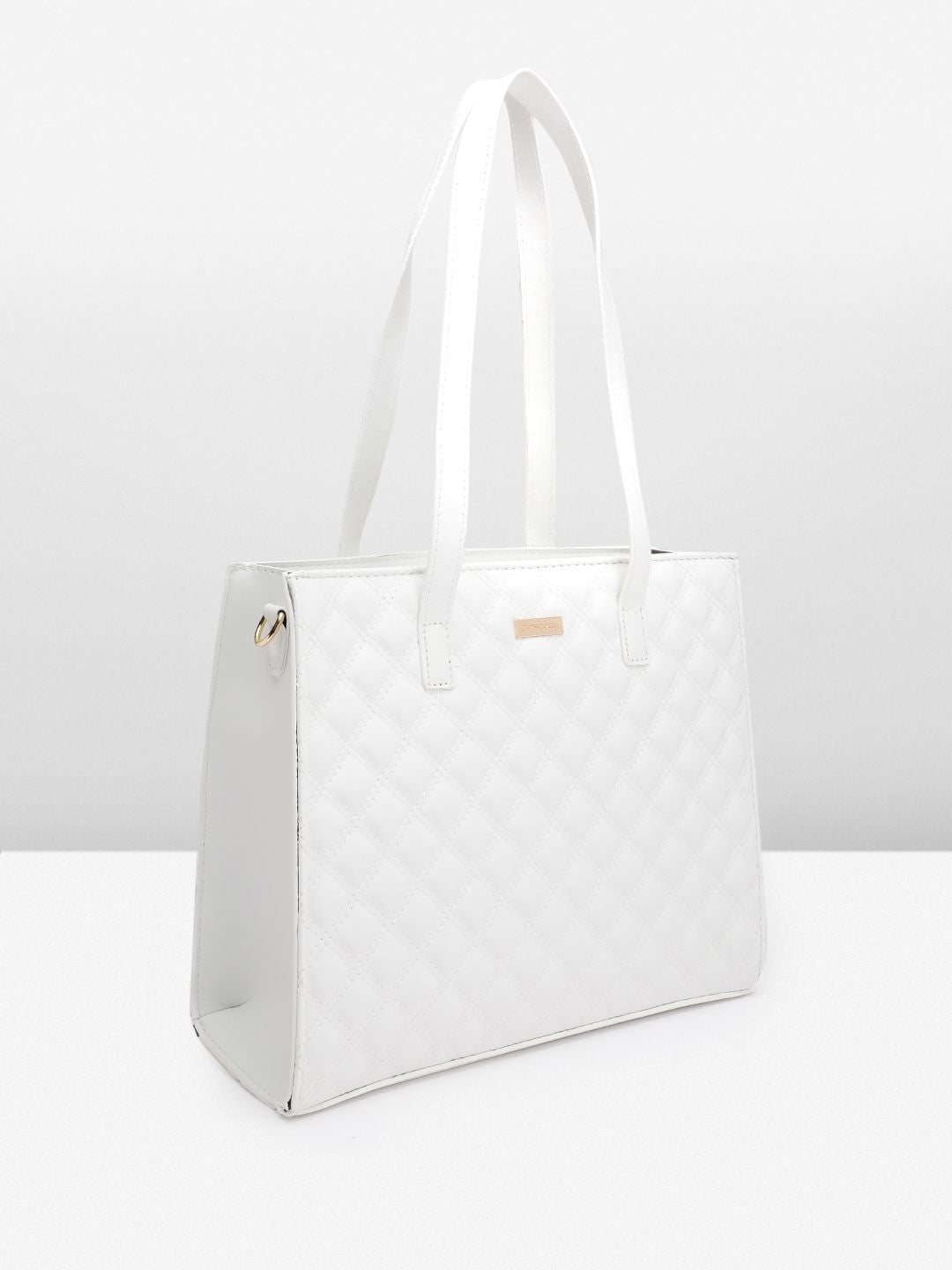 DressBerry Structured Quilted Shoulder Bag