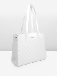 DressBerry Structured Quilted Shoulder Bag