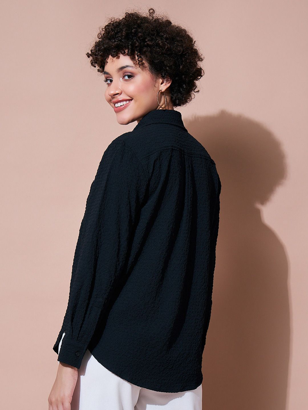 SASSAFRAS BASICS Self Designed Casual Shirt