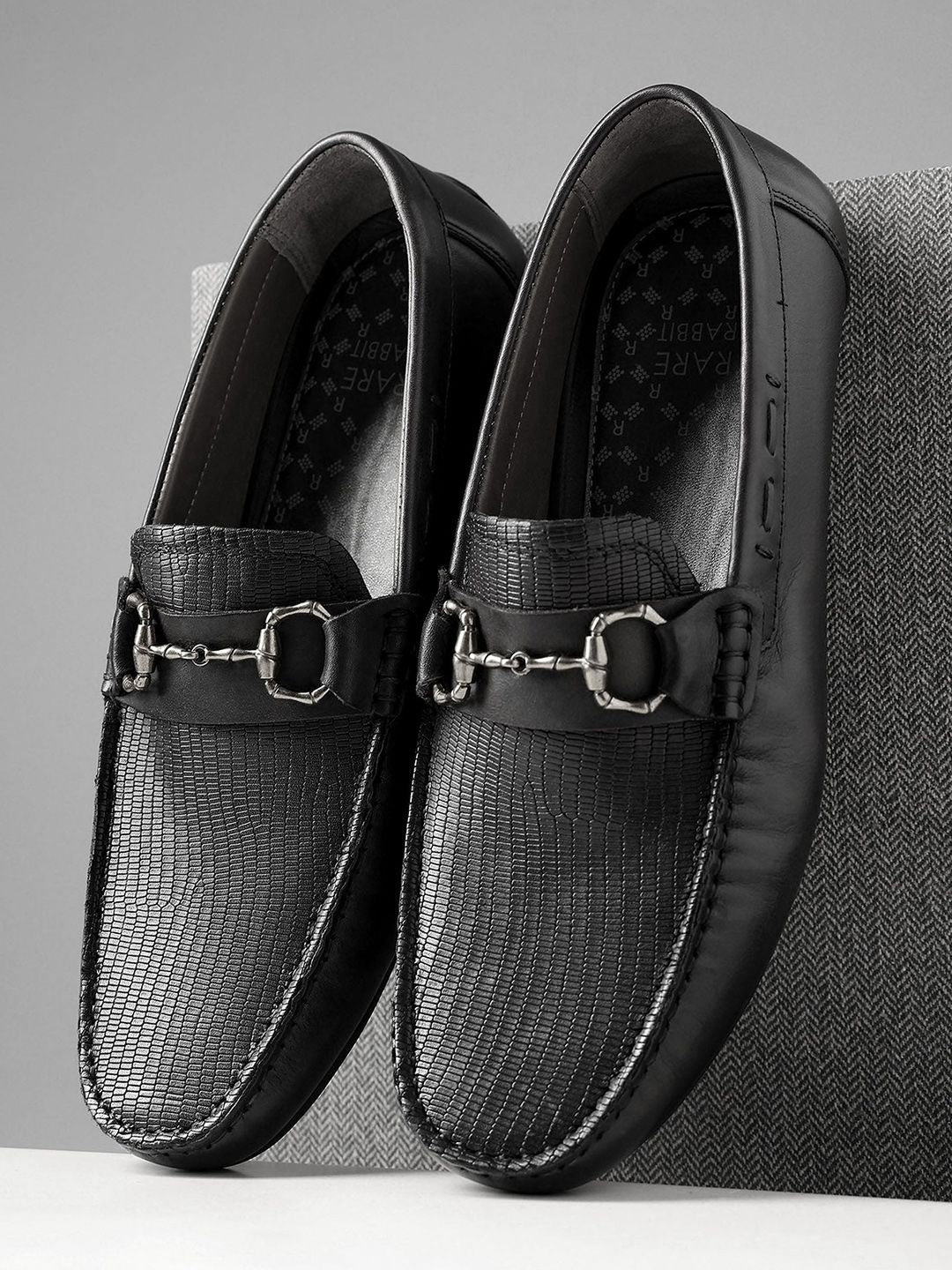 RARE RABBIT Men Leather Regular height Formal Loafers