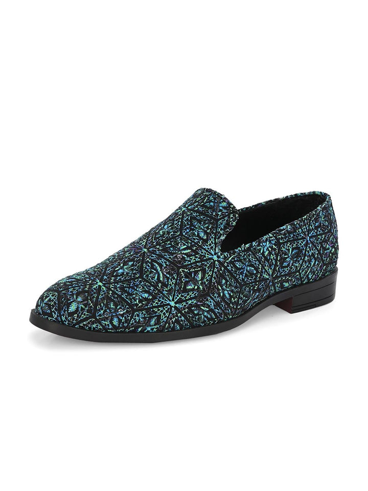 House of Pataudi Men Embroidered Casual Mojaris