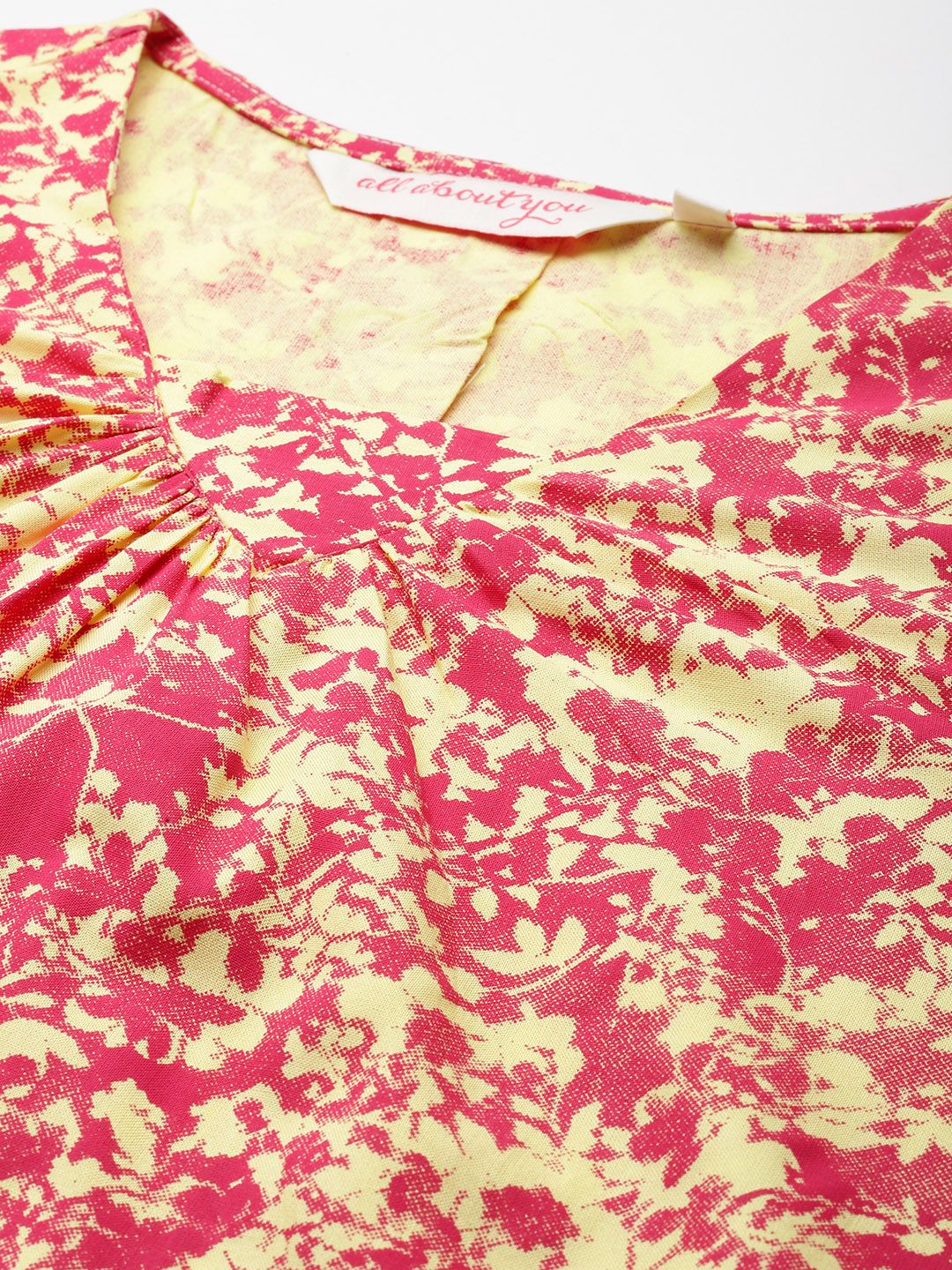 all about you Printed Pleated Straight Kurta