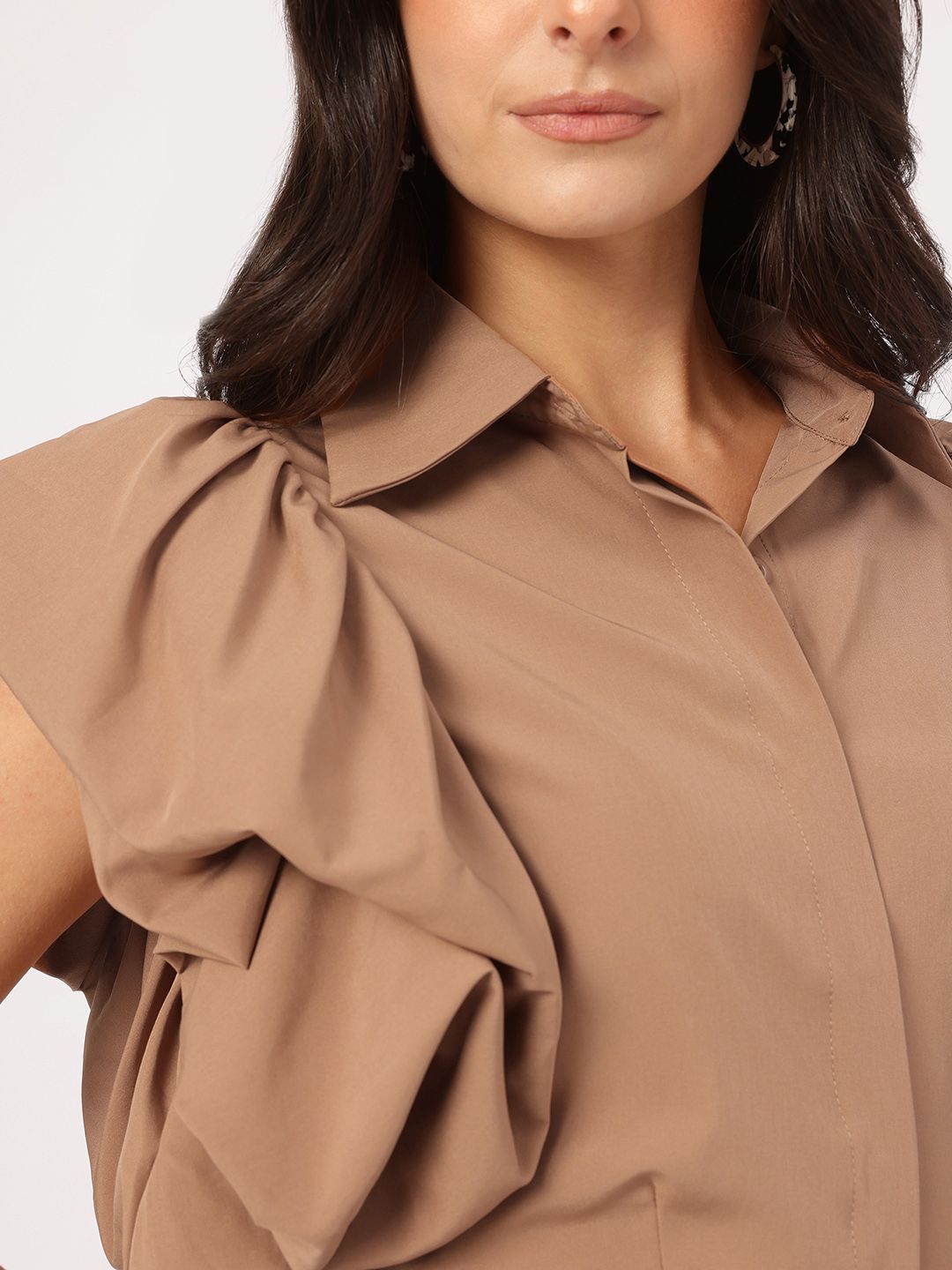DressBerry Fairycore Fashionable Power-Puff Sleeve Shirt