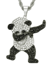 SALTY Men Dab Panda Stainless Steel Chain with Pendant