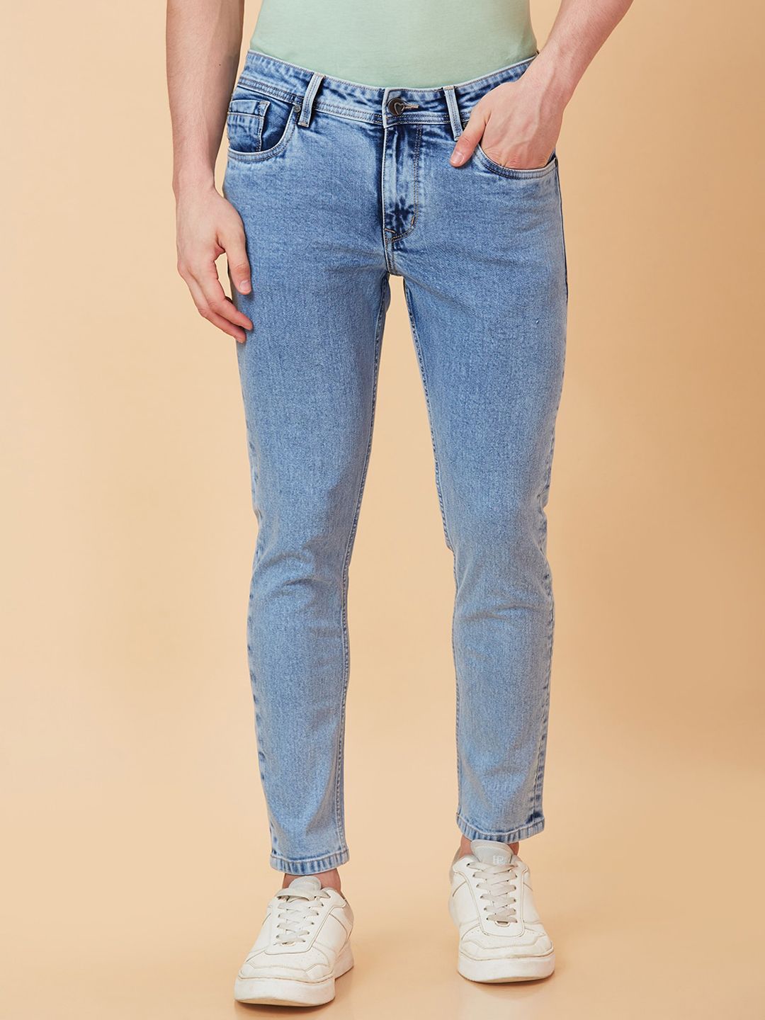 Being Human Men Heavy Fade Clean Look Stretchable Jeans