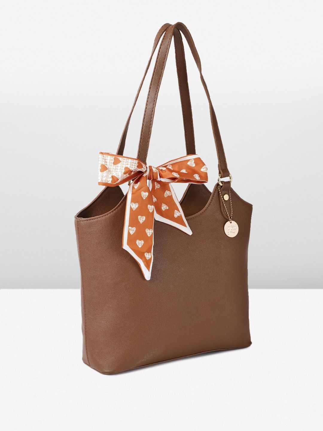 all about you Structured Shoulder Bag with Bow Detail